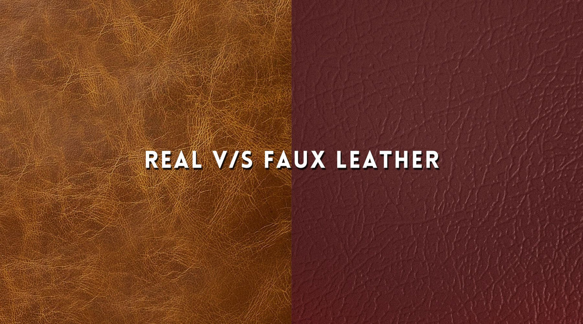 Real Leather V/S Faux Leather MaheTri MaheTri LLC