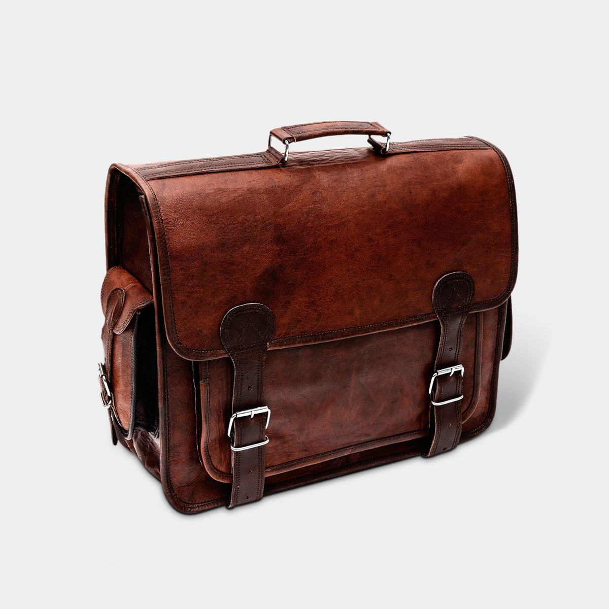 The Everyday Leather Messenger Bag – MaheTri LLC