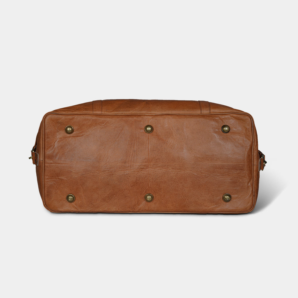 Chicago Leather Weekender Travel Bag – MaheTri LLC