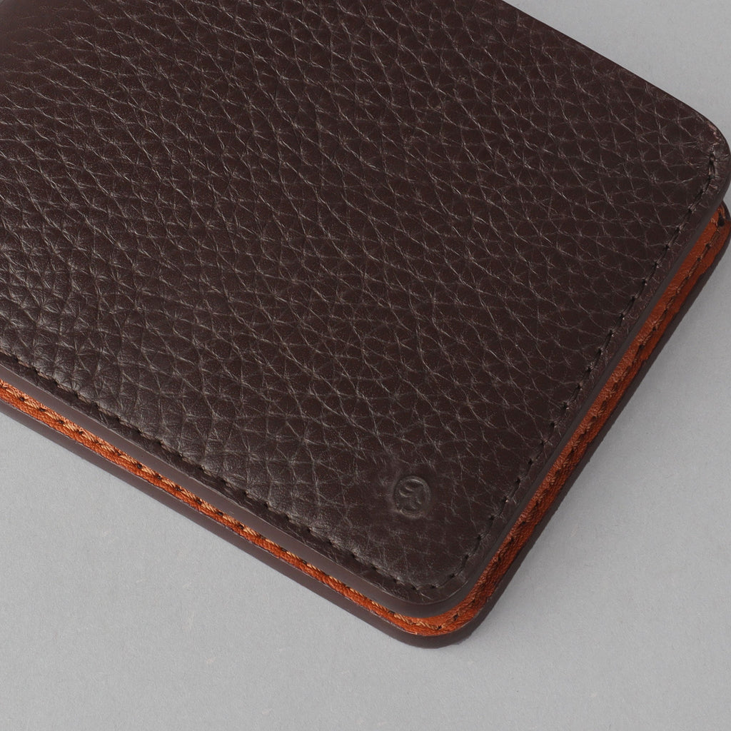 brown leather Bi-fold wallet