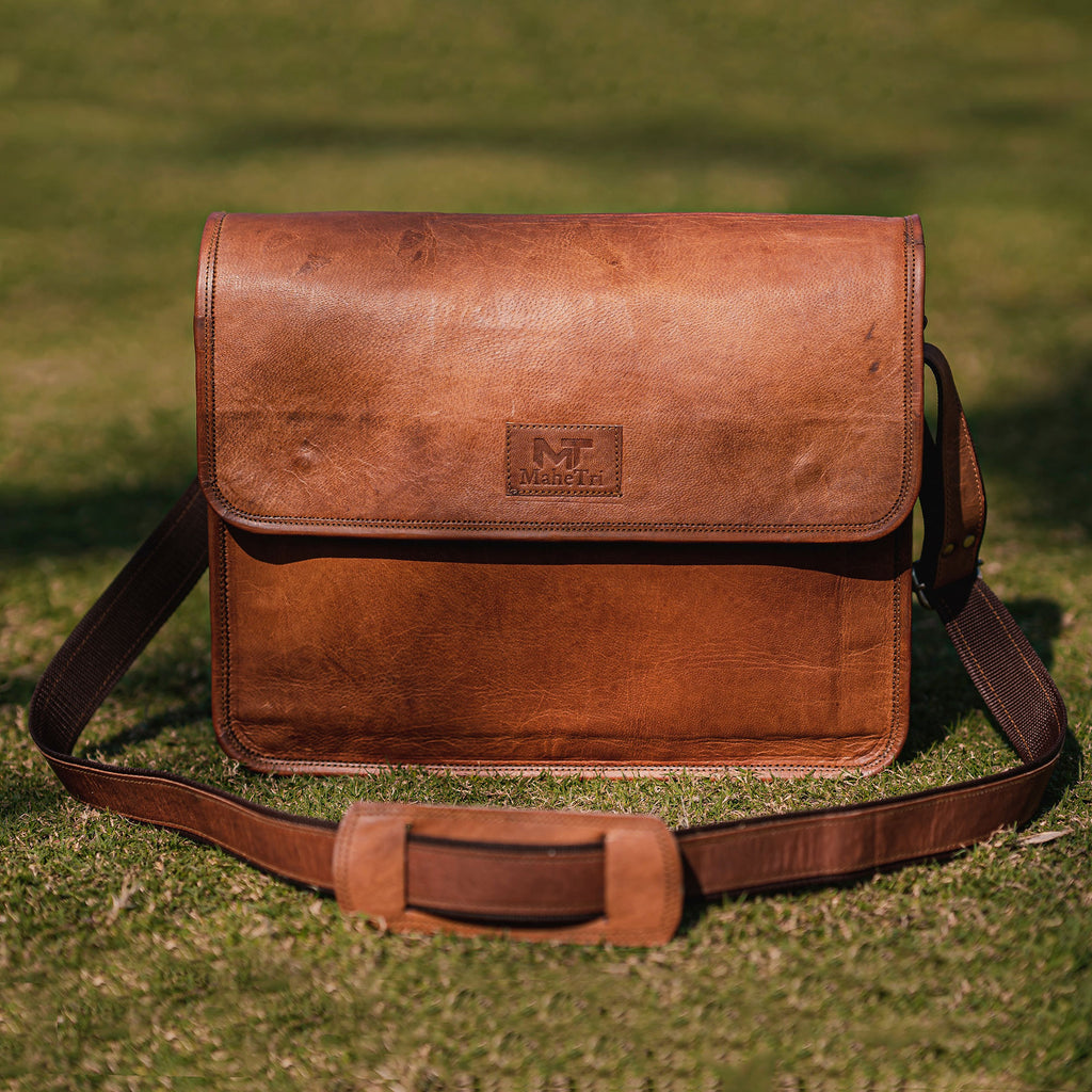 Cambridge Leather Satchel Bag 15 and 16 Inch For Laptops - MaheTri ...